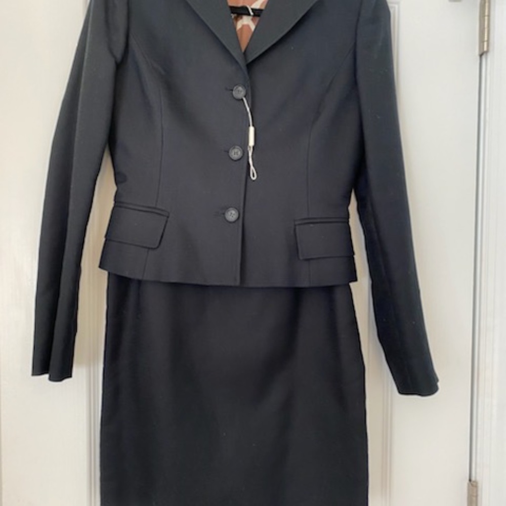Couture Dolce & Gabbana Skirt Suit, Size 44
